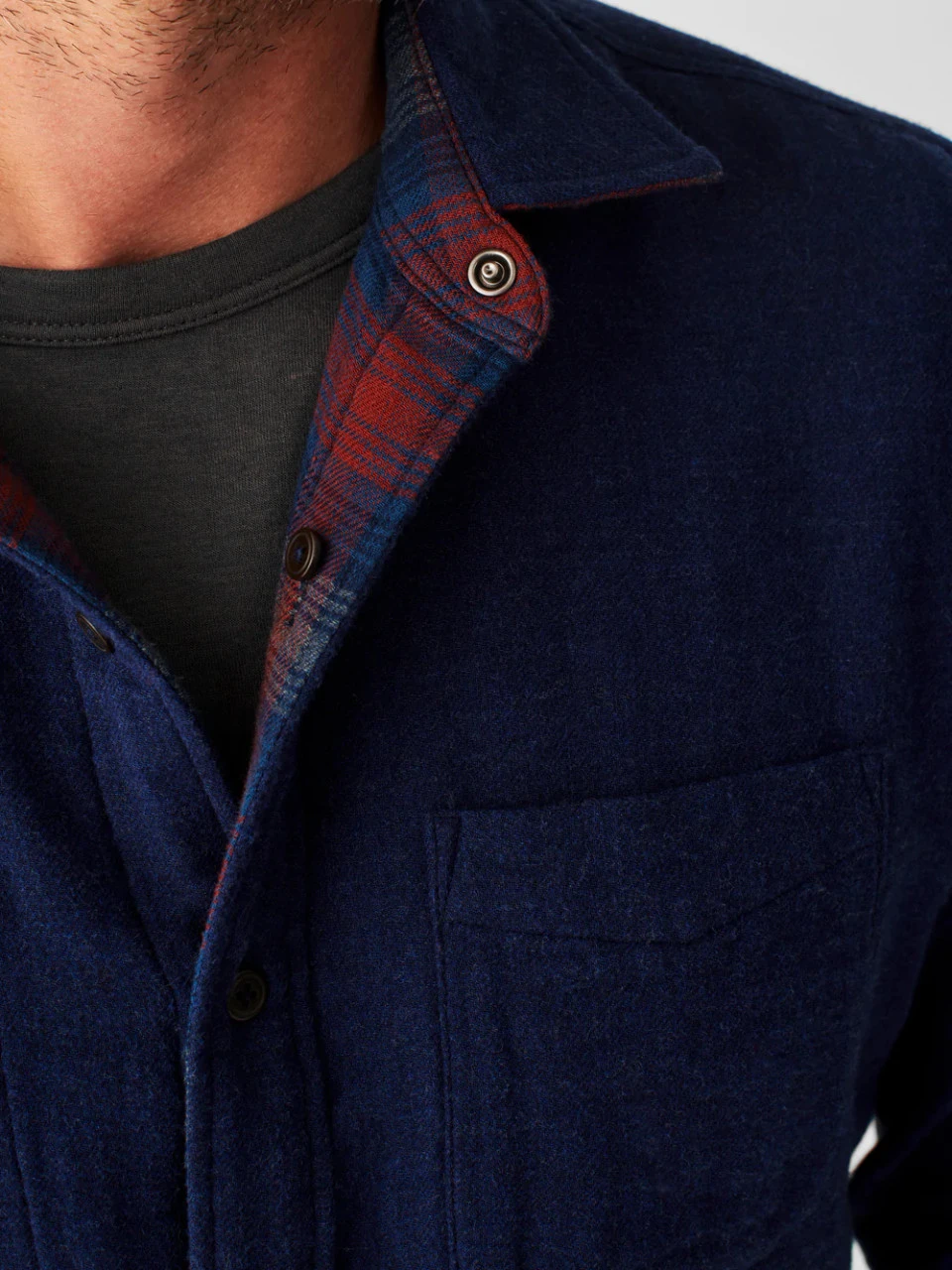 Faherty Reversible Shirt: Wilson Peak Plaid 8 Faherty Reversible Shirt: Wilson Peak Plaid - Image 6