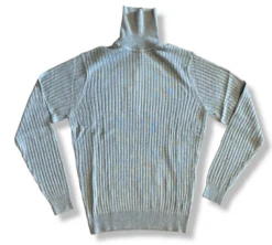 Craig Reagin Silk/Cotton Turtle Neck: Ash