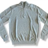 Craig Reagin Silk/Cotton 1/4 Zip Pullover: Ash -Fashion Clothing IMG 1161 PhotoRoom 91709.1664405583