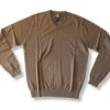 Craig Reagin Silk/Cotton V-Neck Pullover: Rust -Fashion Clothing IMG 1177 PhotoRoom 40673.1664553246