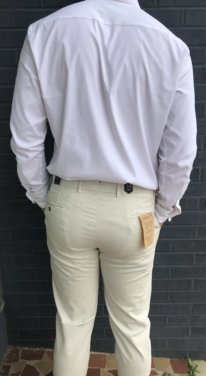 Ballin Garment Dyed Broken Twill Atwater Pant - Bone 4 Ballin Garment Dyed Broken Twill Atwater Pant - Bone - Image 2