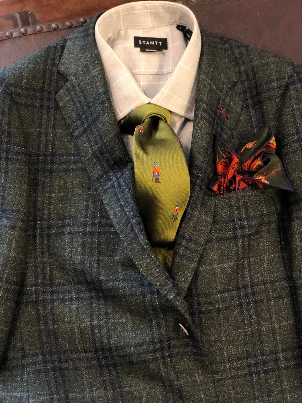 Samuelsohn Green Plaid Sport Jacket 3 Samuelsohn Green Plaid Sport Jacket