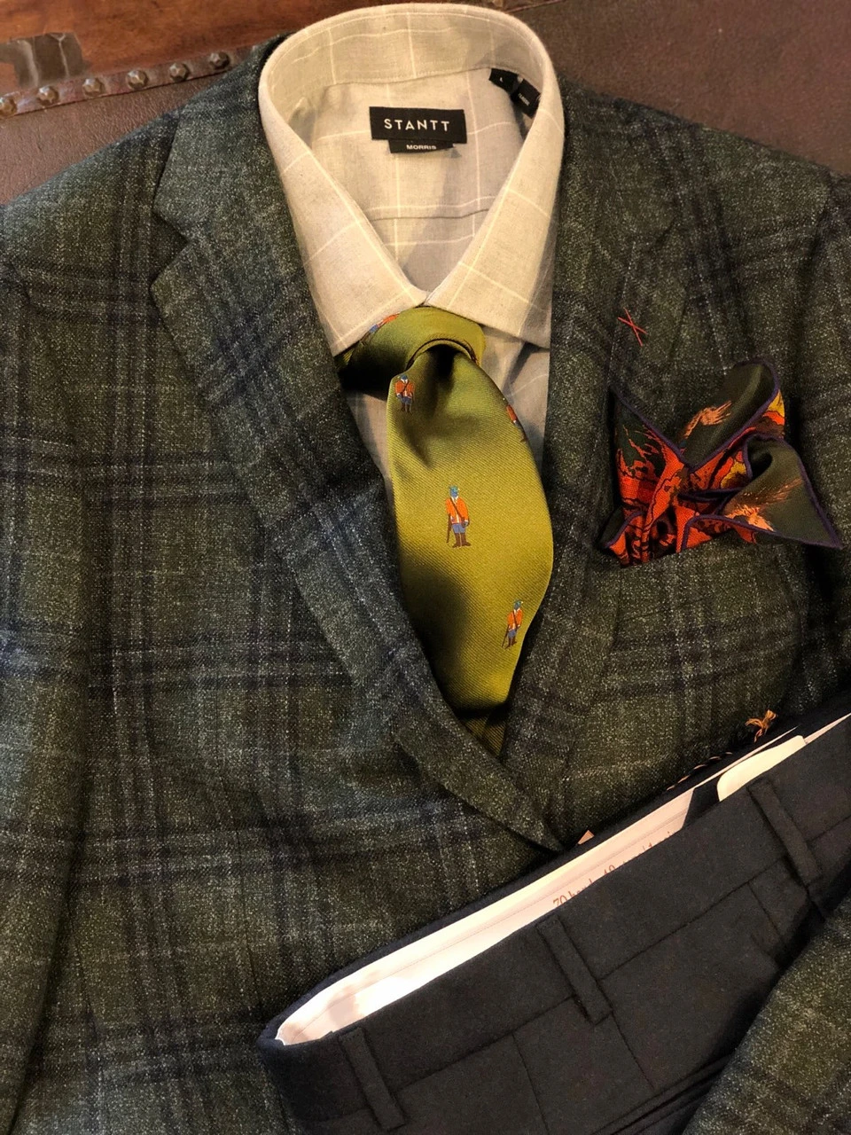 Samuelsohn Green Plaid Sport Jacket 4 Samuelsohn Green Plaid Sport Jacket - Image 2