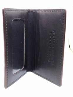 W Kleinberg Python Card ID Case Wallet: Glazed Brown -Fashion Clothing IMG 4114 61338.1602604779