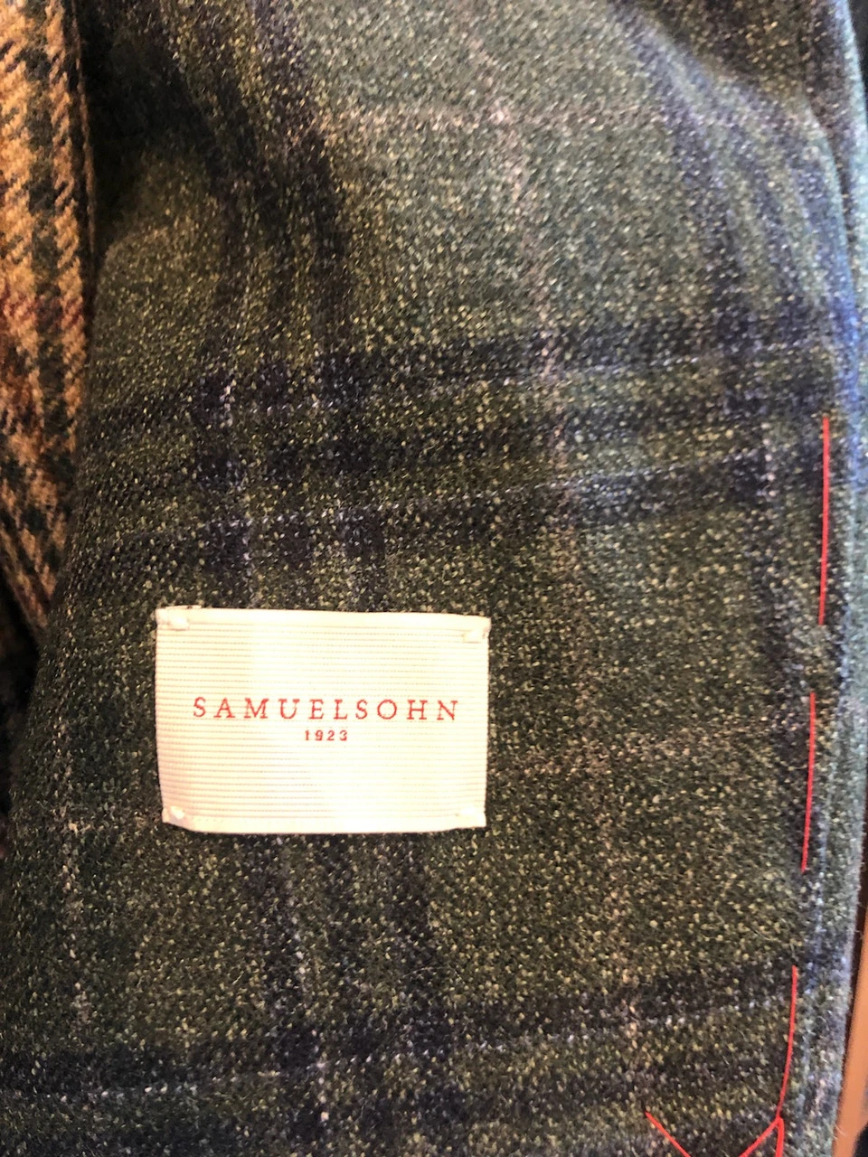 Samuelsohn Green Plaid Sport Jacket 5 Samuelsohn Green Plaid Sport Jacket - Image 3