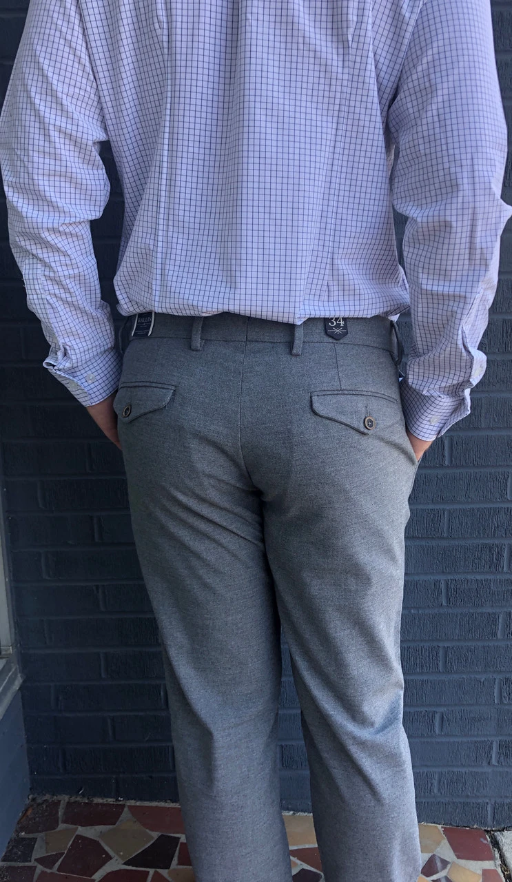 Ballin Wooly Look Flannel Pant - Grey 4 Ballin Wooly Look Flannel Pant - Grey - Image 2