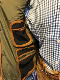 Craig Reagin Quilted Fleece Lined Vest: Olive -Fashion Clothing IMG 8255 02422.1661286707