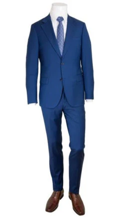 Trend By MaxMan Italian Blue NotchLapel Suit