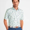 Johnnie-O Tiki Bar Printed Featherweight Polo: Malibu -Fashion Clothing JMPO5920 TikiBar Polo Maliblu SP23 Mod 025 800x 13726.1680120791