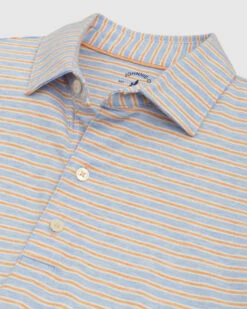 Johnnie-O Carlos Striped Polo: Malibu 12 Johnnie-O Carlos Striped Polo: Malibu -Fashion Clothing JMPO5950 CARLOS Mens POLOS MALIBLU 23SS Detail2 800x 57904.1677346786