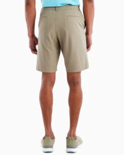 Johnnie-O Cross Country PREP-FORMANCE Shorts: Light Khaki -Fashion Clothing JMSH1700 CROSSCOUNTRY MENS BOTTOMS LIGHTKHAKI 21FA back 5840 800x 55841.1645558550