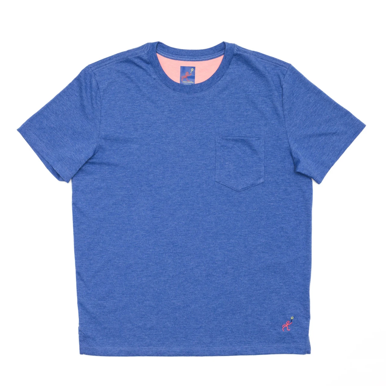 Michael's Solid Crew Neck T-Shirt: Navy Heather 3 Michael's Solid Crew Neck T-Shirt: Navy Heather