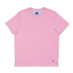 Michael's Solid Crew Neck T-Shirt: Pink