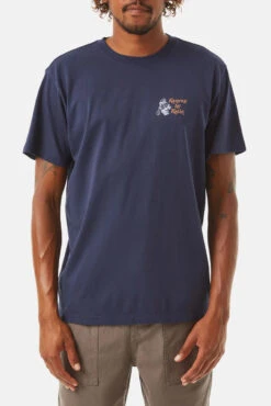 Katin Cast Away Tee: Navy -Fashion Clothing Katin Cast Away Tee Navy 10 5000x 18193.1656013369