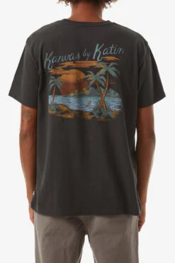 Katin Paradise Tee: Blackwash
