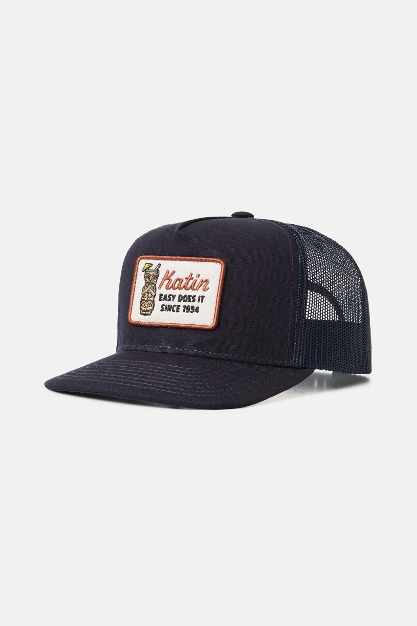 Katin Tiki Trucker Hat: Navy 3 Katin Tiki Trucker Hat: Navy