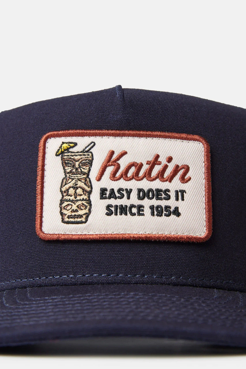 Katin Tiki Trucker Hat: Navy 6 Katin Tiki Trucker Hat: Navy - Image 4
