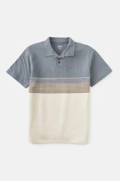 Katin Truman Polo: Steel Blue -Fashion Clothing Katin Truman Polo Steel Blue 01 1200x 20158.1654713799