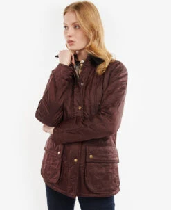 Barbour Womens Beadnell Polarquilt: Windsor/Brown
