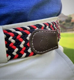 Roostas The Oxford Two Toned Woven Elastic Stretch Belt - Navy/Red/White 8 Roostas The Oxford Two Toned Woven Elastic Stretch Belt - Navy/Red/White -Fashion Clothing Lifestyle 2 Touched 2 98741.1593440313 45115.1645025387