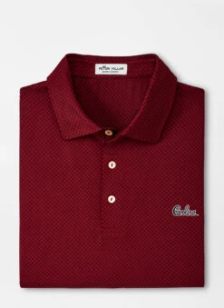 Peter Millar South Carolina Script Dolly Performance Jersey Polo: Maroon