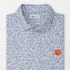 Peter Millar Clemson Paw Game Day Performance Jersey Polo: White -Fashion Clothing MA22CEK34S WHITE CLEMSON 39826.1663006831