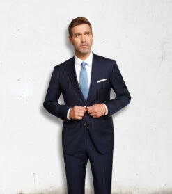 Maxdavoli By MaxMan Blue Stripe Suit