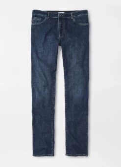 Peter Millar Pilot Mill Denim: Medium Indigo