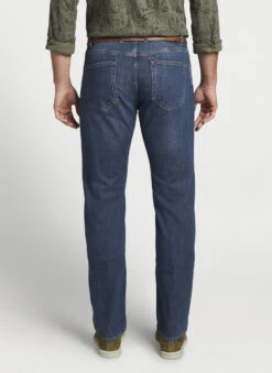 Peter Millar Pilot Mill Denim: Medium Indigo -Fashion Clothing ME0B95FB MIND ALT B CF 17548.1651172194