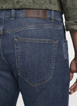 Peter Millar Pilot Mill Denim: Medium Indigo -Fashion Clothing ME0B95FB MIND ALT Z 24211.1651172197