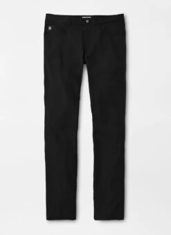 Peter Millar Eb66 Performance Five-Pocket Pant: Black