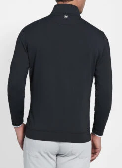 Peter Millar Perth Stretch Loop Terry Quarter-Zip - Black 9 Peter Millar Perth Stretch Loop Terry Quarter-Zip - Black -Fashion Clothing ME0EK40 BLK ALT B CF NEW.jpg.imgo 77815.1566240383