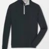 Peter Millar Perth Stretch Loop Terry Quarter-Zip - Black -Fashion Clothing ME0EK40 BLK LD NEW.jpg.imgo 31697.1566240382