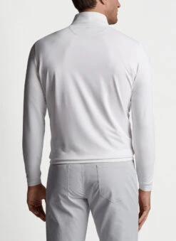 Peter Millar Perth Performance Quarter-Zip: White -Fashion Clothing ME0EK40 WHT ALT B CF 02601.1661012231