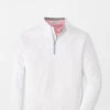 Peter Millar Perth Performance Quarter-Zip: White 1 Peter Millar Perth Performance Quarter-Zip: White -Fashion Clothing ME0EK40 WHT 63218.1661012231