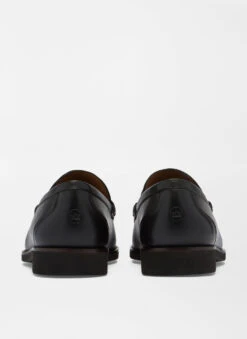 Peter Millar Leather Bit Loafer: Black -Fashion Clothing ME0F60 BLK ALT B 24792.1674496335