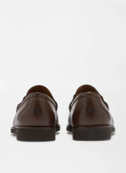 Peter Millar Leather Bit Loafer: Brown -Fashion Clothing ME0F60 BRO ALT B 11404.1674496551