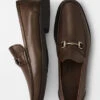 Peter Millar Leather Bit Loafer: Brown -Fashion Clothing ME0F60 BRO 93084.1674496548