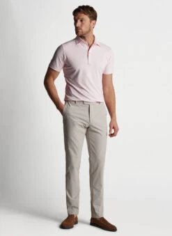 Peter Millar Soul Performance Mesh Polo: Misty Rose -Fashion Clothing ME0XK50KH MROSE ALT A 54286.1674761744