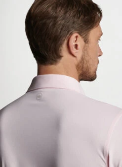 Peter Millar Soul Performance Mesh Polo: Misty Rose -Fashion Clothing ME0XK50KH MROSE ALT B 61467.1674761747
