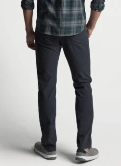 Peter Millar Cotton Flannel Five-Pocket Pant: Iron -Fashion Clothing MF22B01 IRON ALT B CF 94230.1665086111