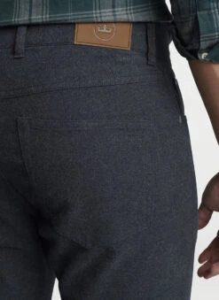 Peter Millar Cotton Flannel Five-Pocket Pant: Iron -Fashion Clothing MF22B01 IRON ALT Z 87921.1665086114