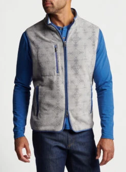 Peter Millar Micro Shearling Fleece Vest: Mountain Grey 12 Peter Millar Micro Shearling Fleece Vest: Mountain Grey -Fashion Clothing MF22Z46A MTN ALT C 32521.1662647147