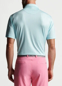 Peter Millar Dazed And Transfused Performance Jersey Polo: Celeste 8 Peter Millar Dazed And Transfused Performance Jersey Polo: Celeste -Fashion Clothing MS23EK19S CLST ALT B CF 65615.1679333455