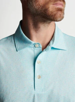 Peter Millar Dazed And Transfused Performance Jersey Polo: Celeste 9 Peter Millar Dazed And Transfused Performance Jersey Polo: Celeste -Fashion Clothing MS23EK19S CLST ALT Z 97509.1679333457