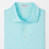 Peter Millar Dazed And Transfused Performance Jersey Polo: Celeste