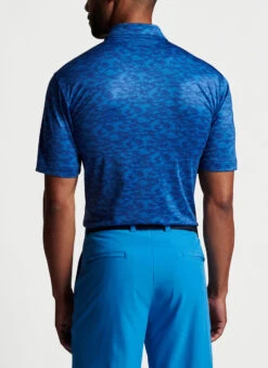 Peter Millar Fish Camo Performance Jersey Polo: Starboard Blue 9 Peter Millar Fish Camo Performance Jersey Polo: Starboard Blue -Fashion Clothing MS23EK33S STRBD ALT B 31869.1679334488