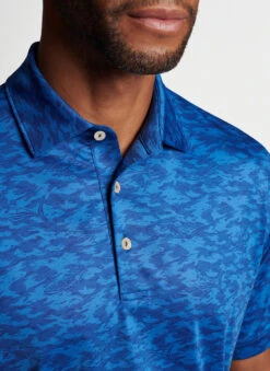 Peter Millar Fish Camo Performance Jersey Polo: Starboard Blue 10 Peter Millar Fish Camo Performance Jersey Polo: Starboard Blue -Fashion Clothing MS23EK33S STRBD ALT Z 89391.1679334489