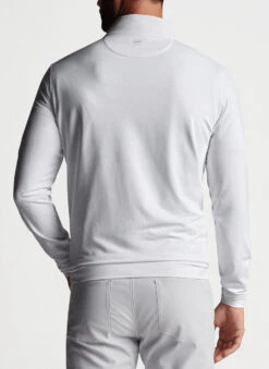 Peter Millar Perth Frondescence Performance Quarter-Zip: White 10 Peter Millar Perth Frondescence Performance Quarter-Zip: White -Fashion Clothing MS23EK40G WHT ALT B CF 32704.1674076209