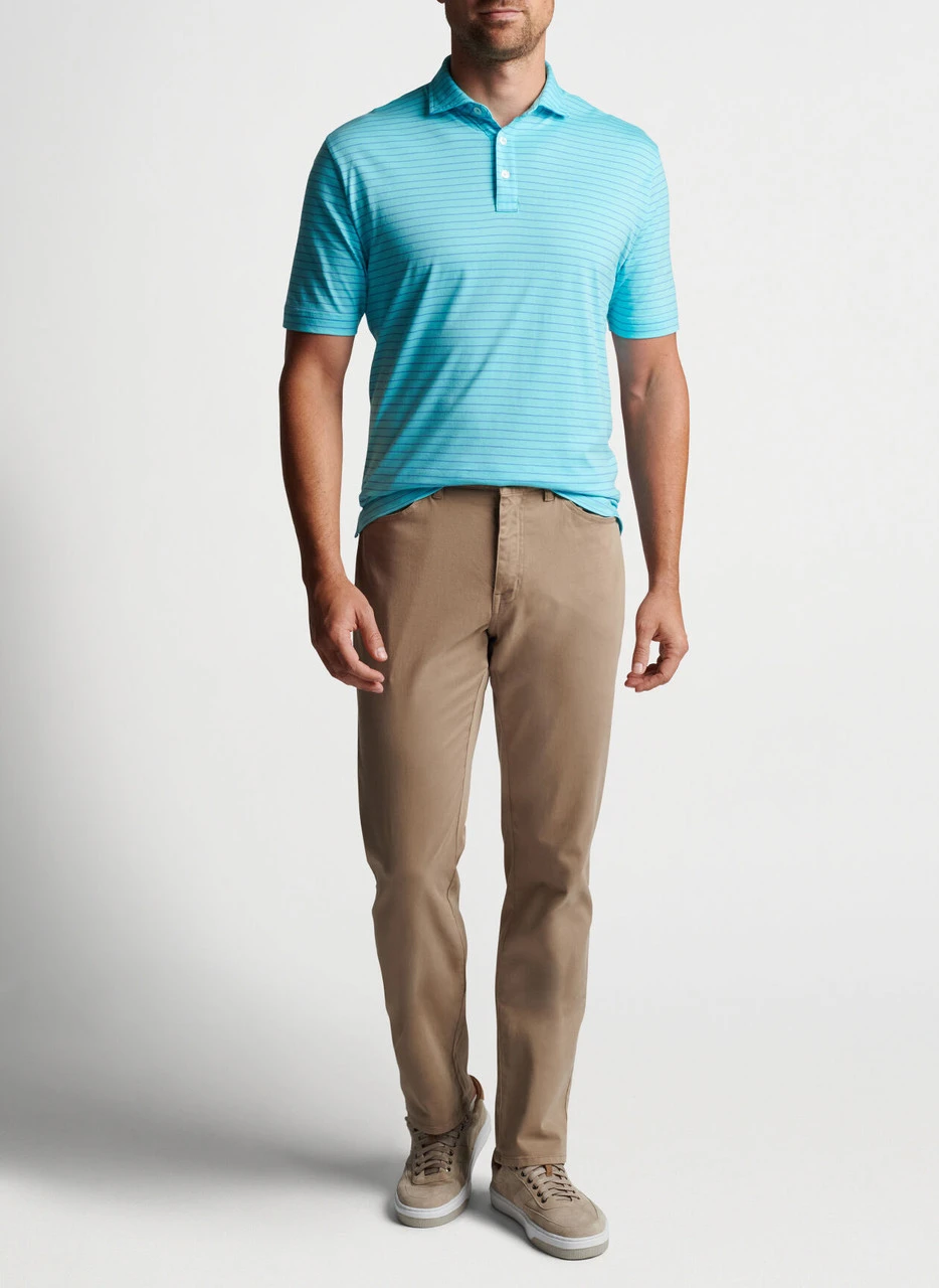 Peter Millar Pilot Mill Cedar Polo: Radiant Blue 6 Peter Millar Pilot Mill Cedar Polo: Radiant Blue - Image 4